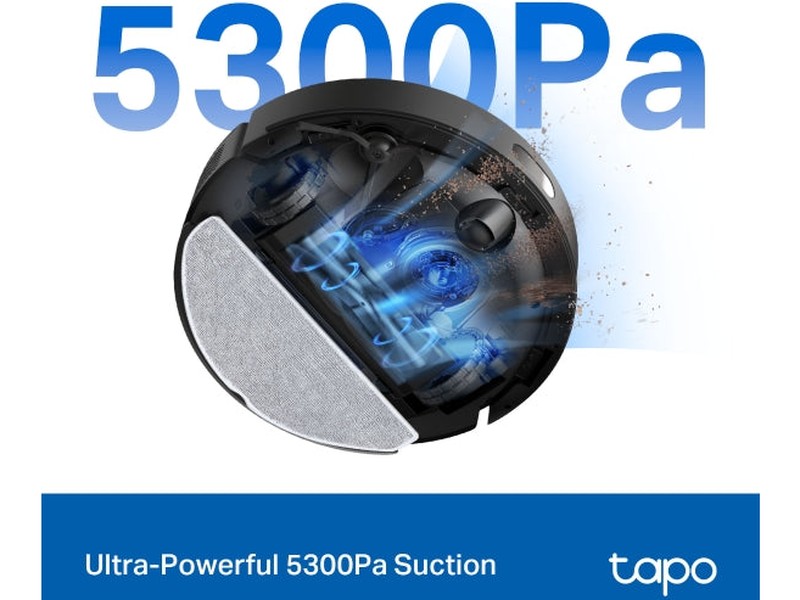 TP-LINK Tapo RV30 Max 5300Pa Hyper Suction Robot Vacuum Mop