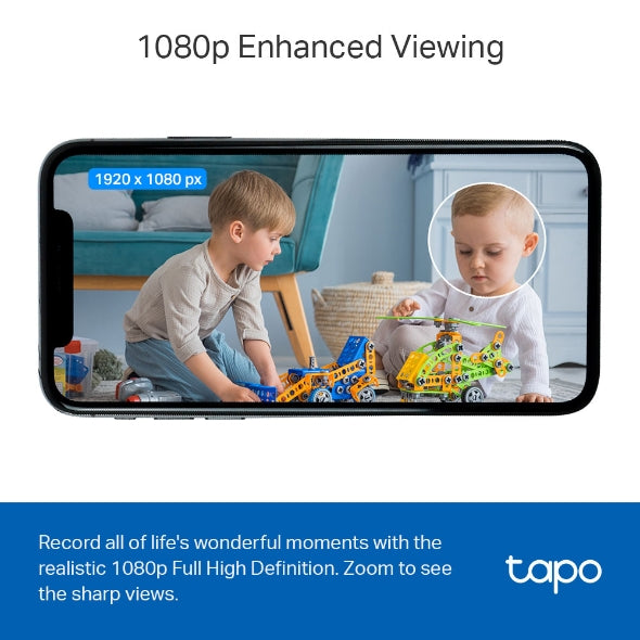 TP-Link TAPO-C100 Home Security Wi-Fi Camera, Pet, Baby