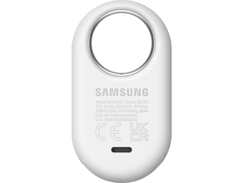 White Samsung Galaxy Smart Tag 2 EI-T5600BWEGAU