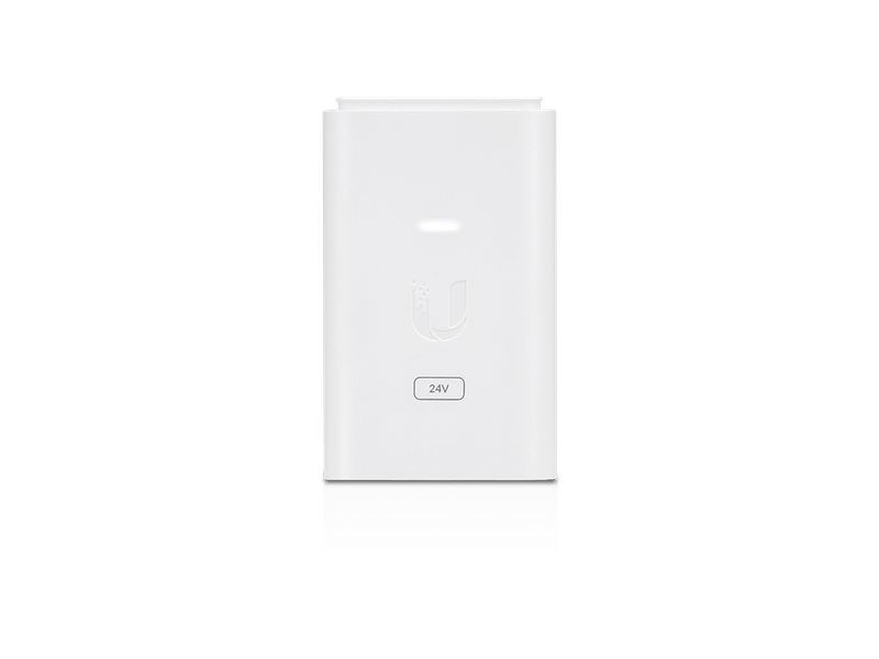Ubiquiti POE-24-7W-G-WH 24VDC 3A 7W Gigabit PoE Adapter - White