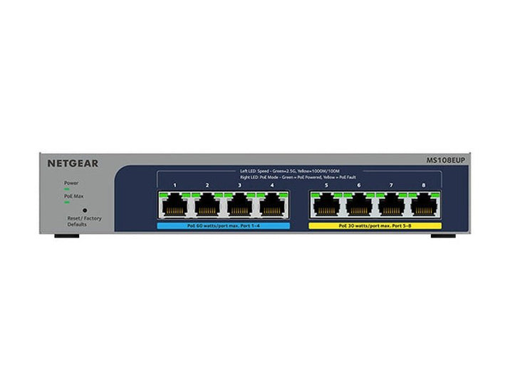Netgear 8 Port Ultra60 PoE++ Multi-Gigabit Ethernet Plus Switch
