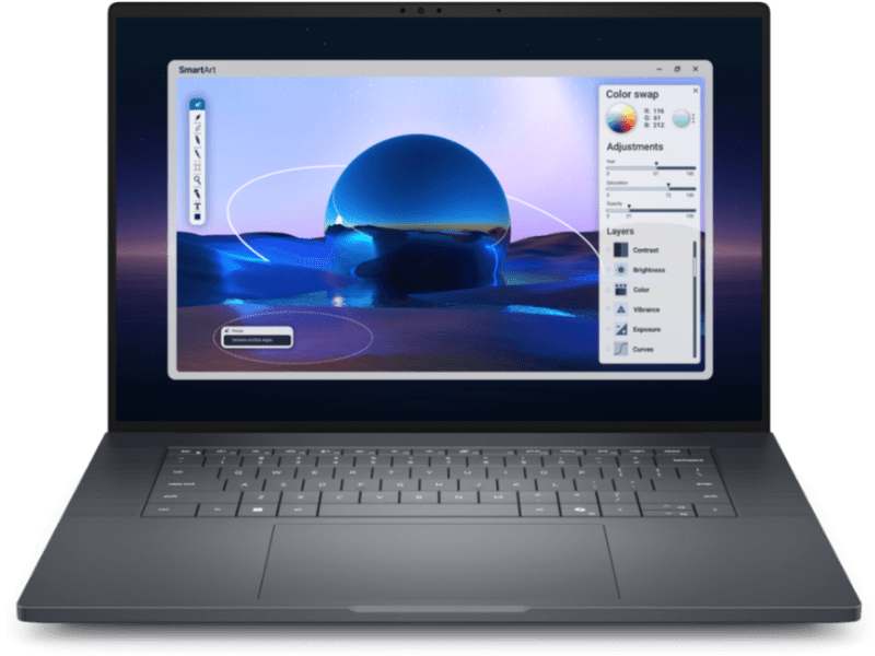 Dell Pro Max Premium 16 MA16250 Ultra 9-285H 32GB 1TB SSD RTX Pro 2000 Blackwell-8GB, 16" FHD+ IR Mobile Workstation W11P Laptop 3Y Warranty CTO931RP2_MA16250_AU