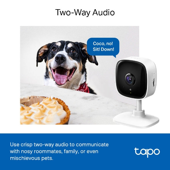 TP-Link TAPO-C100 Home Security Wi-Fi Camera, Pet, Baby