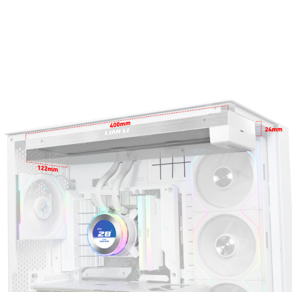 Lian Li Hydroshift II LCD-C 360N 320 Fanless CPU Cooler - White GHS2LCD36W