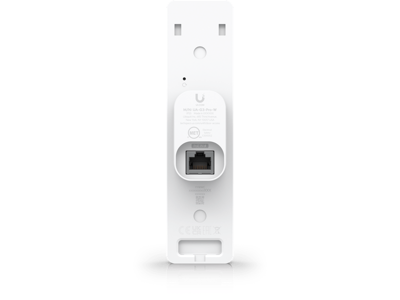Ubiquiti UA-G3-PRO-W G3 Reader Pro, White, Third-generation, Indoor/Outdoor NFC Reader & Intercom With Apple Touch Pass Support, Outdoor IP55
