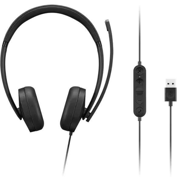 Lenovo USB-A Wired Stereo Headset Gen 2 | 4XD1P83425