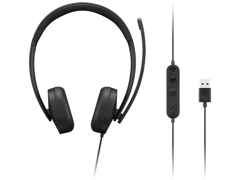 Lenovo USB-A Wired Stereo Headset Gen 2 | 4XD1P83425