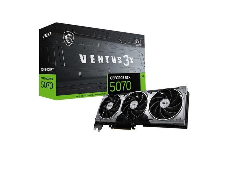 MSI GeForce RTX 5070 12G VENTUS 3X OC Graphics Card