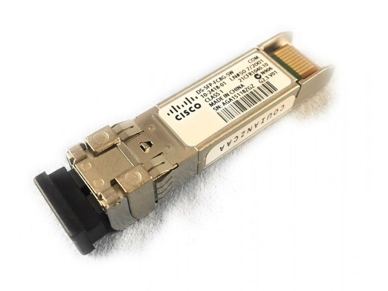Cisco DS-SFP-FC8G-SW 10-2418-01 8GB SW 850nm MMF SFP+ Transceiver Module *used*