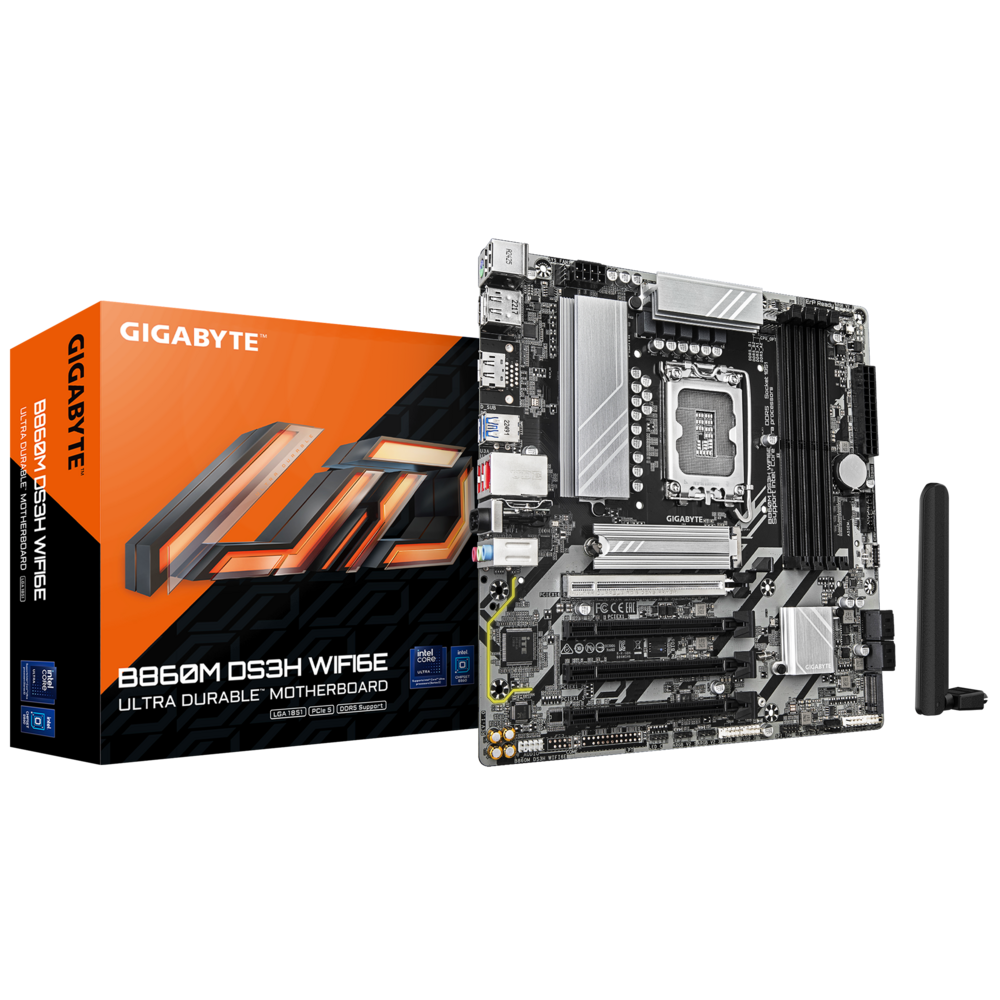 Gigabyte B860M DS3H WIFI6E 1.0 Motherboard