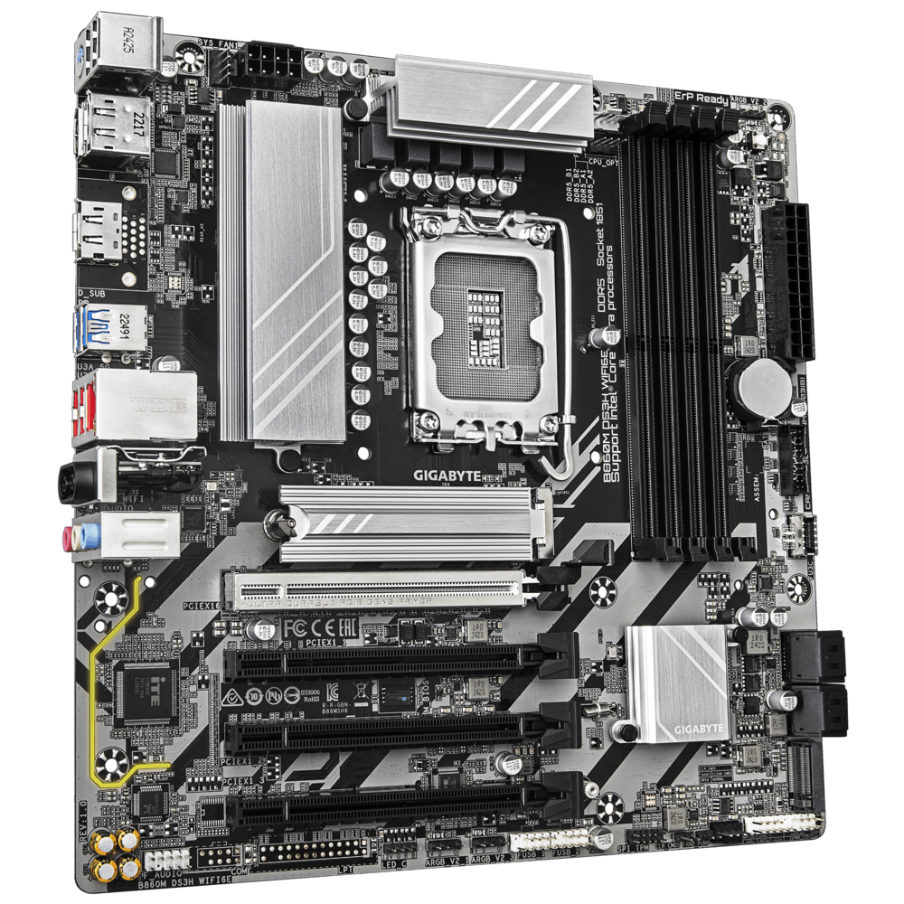 Gigabyte B860M DS3H WIFI6E 1.0 Motherboard