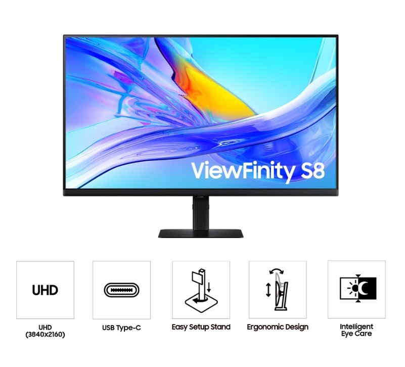 Samsung ViewFinity S80UD 37inch 4K UHD VA Monitor - LS37D800UAEXXY