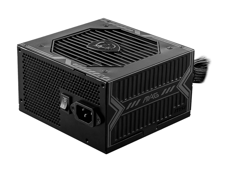 MSI MAG A750BN PCIE5, 750W,DC to DC power Design, Active PFC, ATX, PCIe 5.0 300W , 2xPCI-E, 5xSATA, 2xPERIPHERAL,FDD