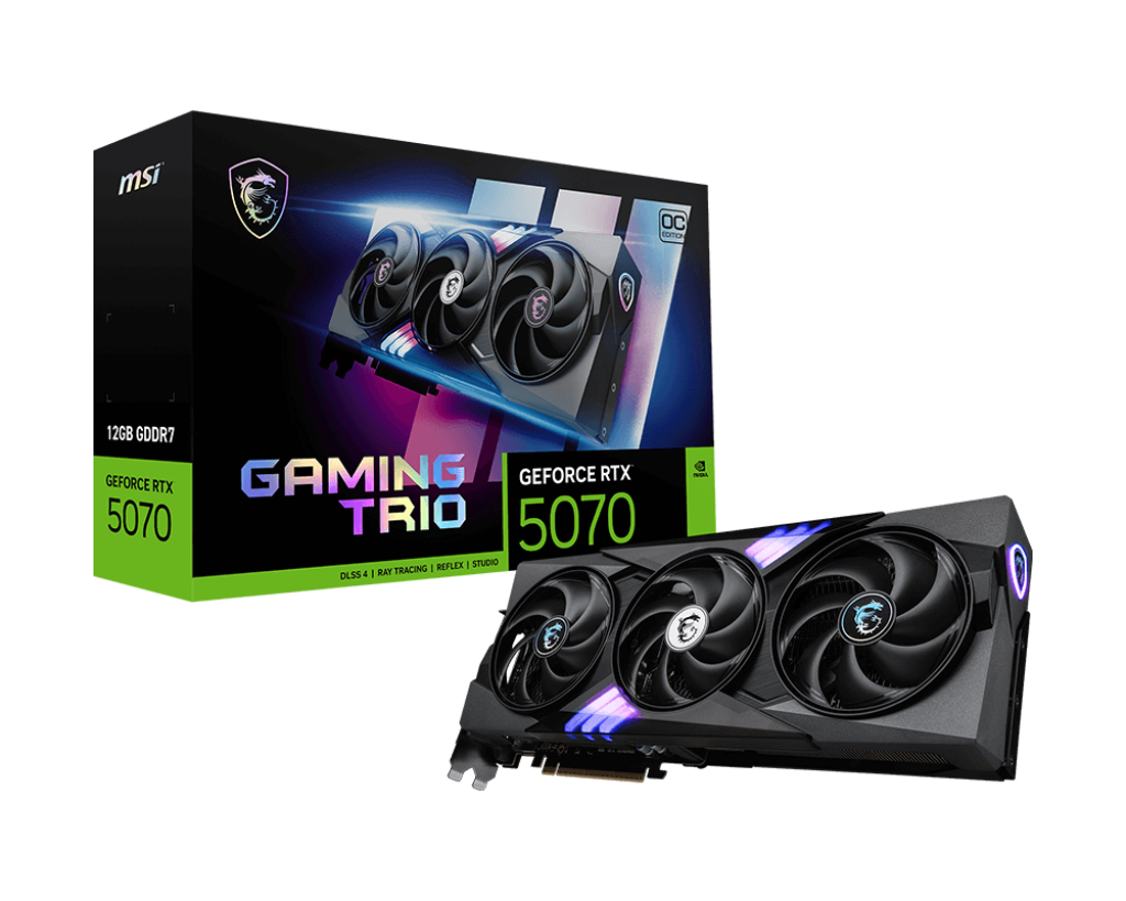MSI GeForce RTX™ 5070 12G GAMING TRIO OC Graphic Card