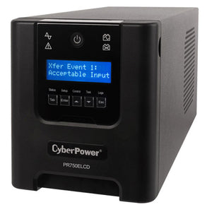 CyberPower PRO Series 750VA / 675W 10A Tower UPS with LCD