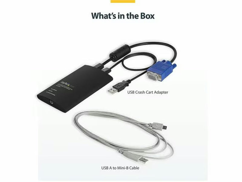 StarTech USB Crash Cart Adapter with File Transfer & Video Capture