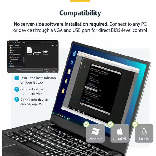 StarTech USB Crash Cart Adapter with File Transfer & Video Capture
