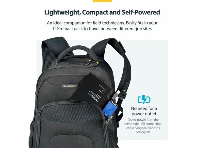 StarTech USB Crash Cart Adapter with File Transfer & Video Capture