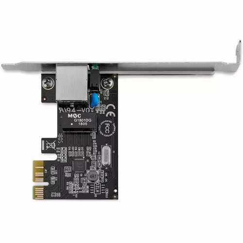 Star Tech1 Port PCI Express PCIe Gigabit Network Server Adapter NIC Card - Dual Profile