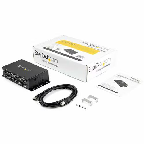 StarTech 8 Port USB to DB9 RS232 Serial Adapter Hub