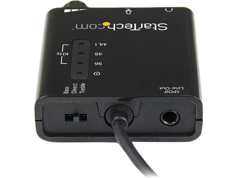 StarTech USB Stereo Audio Adapter External Sound Card with SPDIF Digital Audio