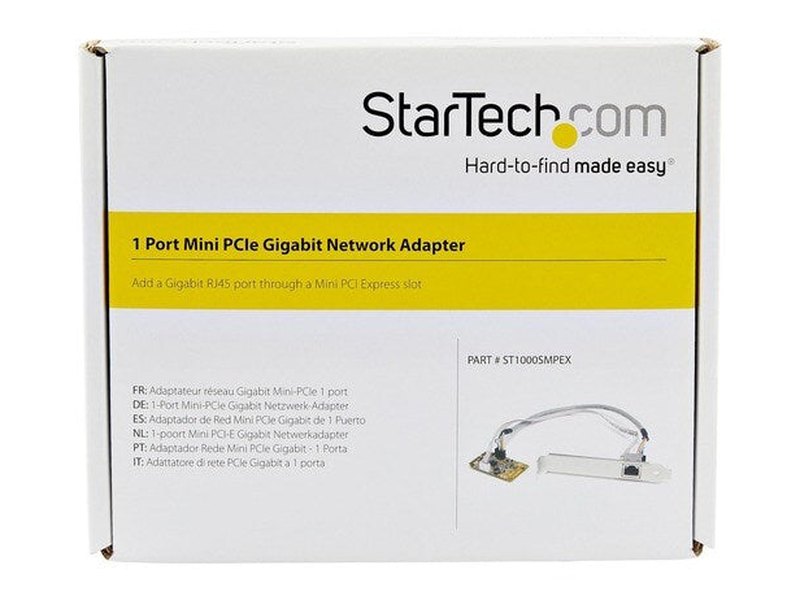 StarTech Mini PCI Express Gigabit Ethernet Network Adapter NIC Card