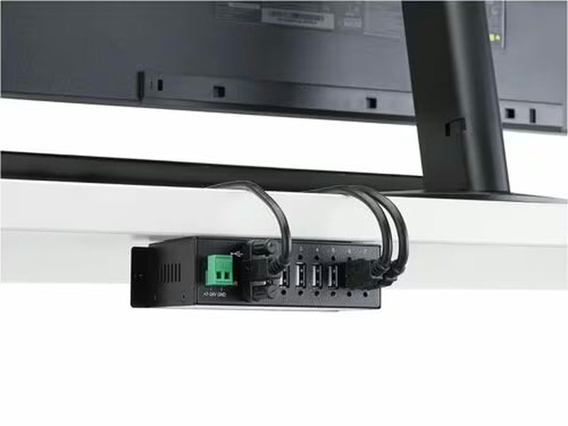 StarTech Mountable Rugged Industrial 7 Port USB Hub
