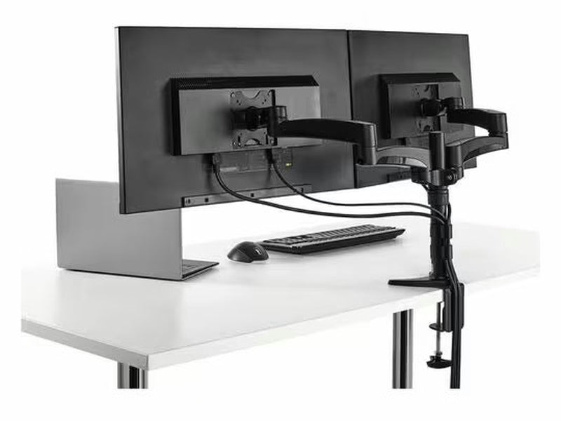 StarTech Desk Mount Dual Monitor Arm for VESA Monitors up to 24" 29.9lb/13.6kg