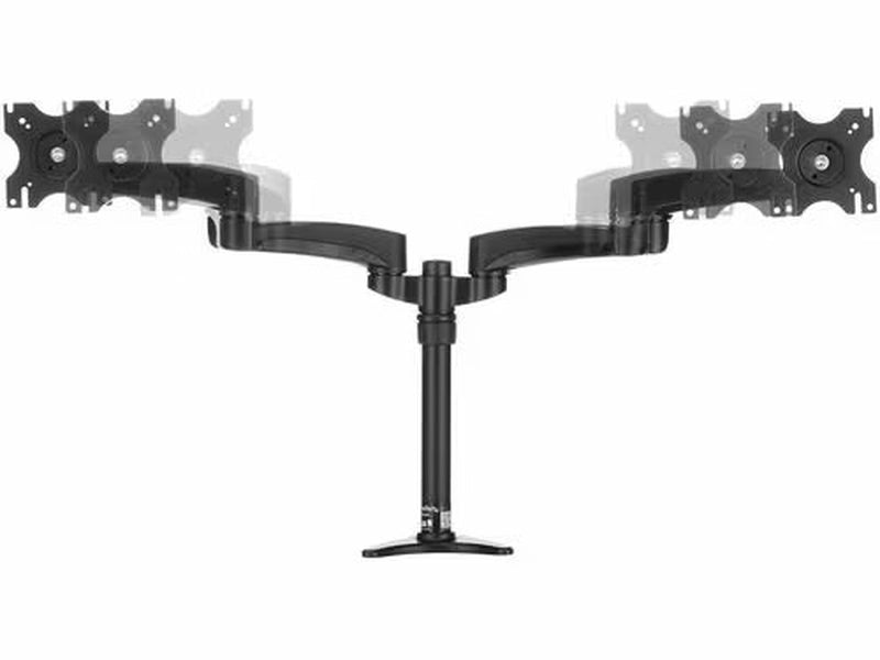 StarTech Desk Mount Dual Monitor Arm for VESA Monitors up to 24" 29.9lb/13.6kg