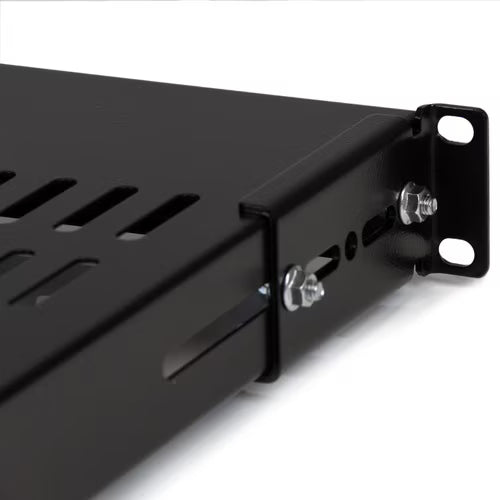 StarTech 1U Adjustable Mounting Depth Vented Rack Mount Shelf - 175lbs / 80kg