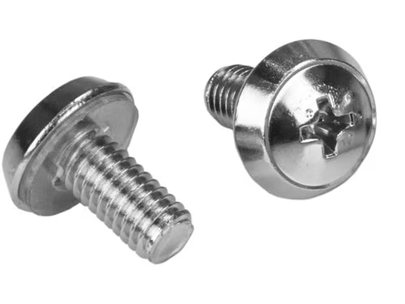 StarTech 100 Pkg M6 Mounting Screws and Cage Nuts for Server Rack Cabinet