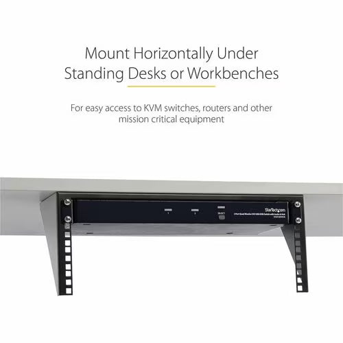 StarTech 4U 19in Steel Vertical Wallmount Equipment Rack Bracket