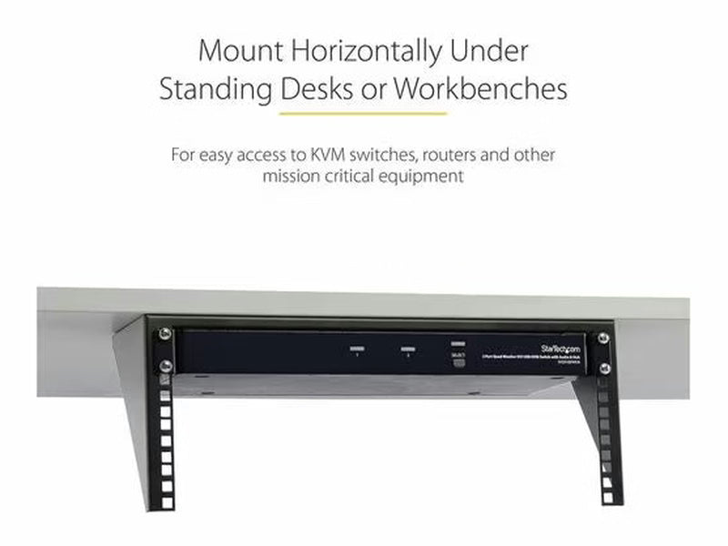 StarTech 4U 19in Steel Vertical Wallmount Equipment Rack Bracket