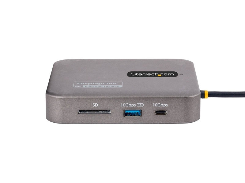 StarTech 0.55M USB-C Multiport Adapter,100W, USB 1 , 4K HDMI 2 , RJ45 1 , SD/MMC, 3Yr