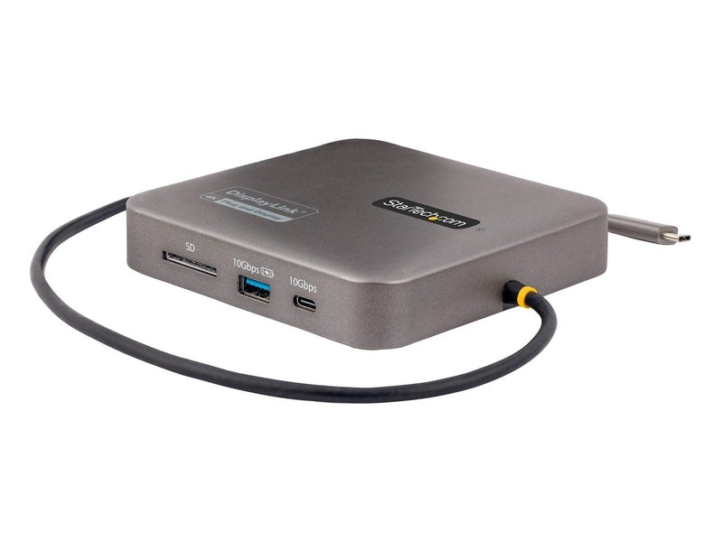 StarTech 0.55M USB-C Multiport Adapter,100W, USB 1 , 4K HDMI 2 , RJ45 1 , SD/MMC, 3Yr