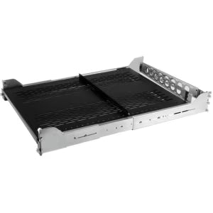 StarTech 2U Vented Sliding Rack Shelf w/ Cable Management Arm & 27.7 to 31.6in Adjustable Mounting Depth - 110lbs / 50kg - 24in Deep