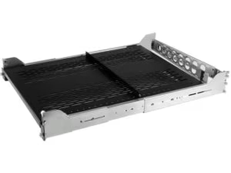 StarTech 2U Vented Sliding Rack Shelf w/ Cable Management Arm & 27.7 to 31.6in Adjustable Mounting Depth - 110lbs / 50kg - 24in Deep