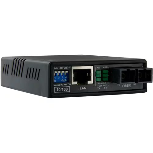 StarTech 10/100 Fiber to Ethernet Media Converter Multi Mode SC 2 km