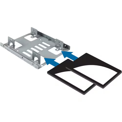 StarTech Dual 2.5" to 3.5" HDD Bracket for SATA Hard Drives - 2 Drive 2.5" to 3.5" Bracket for Mounting Bay