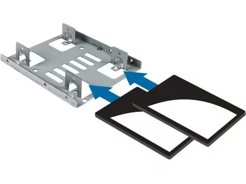 StarTech Dual 2.5" to 3.5" HDD Bracket for SATA Hard Drives - 2 Drive 2.5" to 3.5" Bracket for Mounting Bay