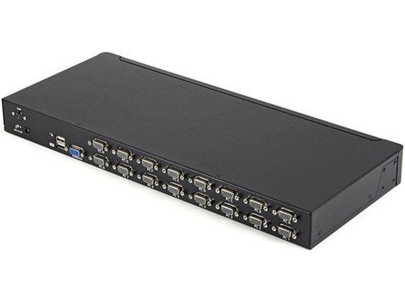 StarTech 16 Port Rackmount USB KVM Switch Kit with OSD and Cables