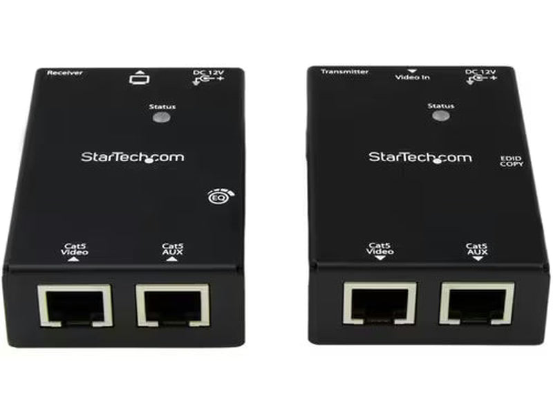 StarTech HDMI Over CAT5/CAT6 Extender with Power Over Cable - 165 ft 50m
