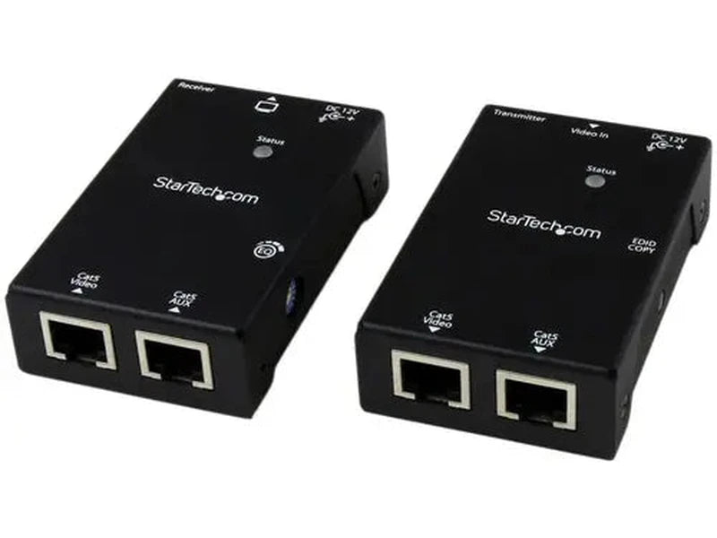 StarTech HDMI Over CAT5/CAT6 Extender with Power Over Cable - 165 ft 50m
