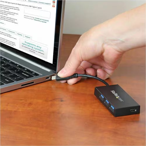 StarTech 4-Port USB 3.0 Hub - USB-C to 1x USB-C and 3x USB-A