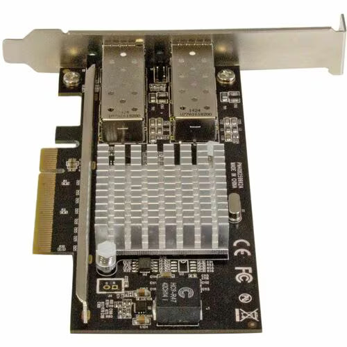 StarTech 2-Port 10G Fiber Network Card with Open SFP+ - PCIe, Intel Chip
