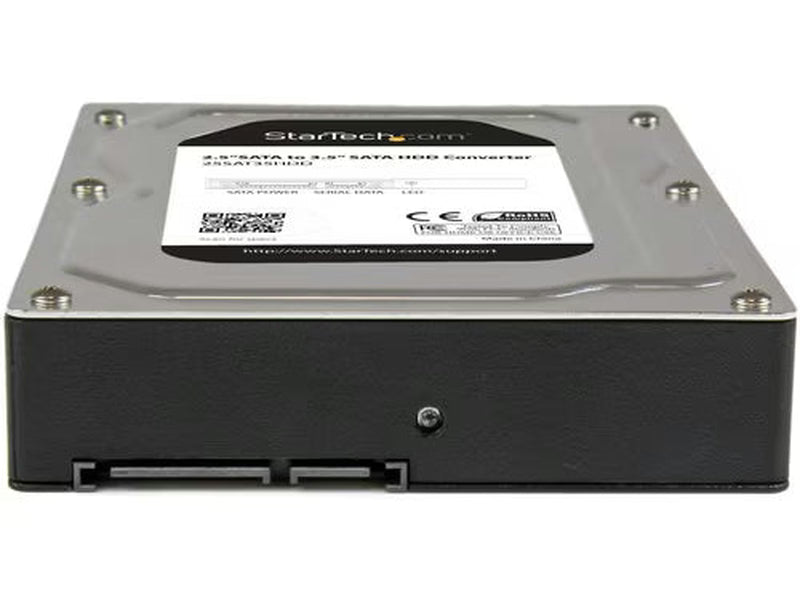 StarTech 2.5” to 3.5” SATA Aluminum Hard Drive Adapter Enclosure with SSD / HDD Height up to 12.5mm