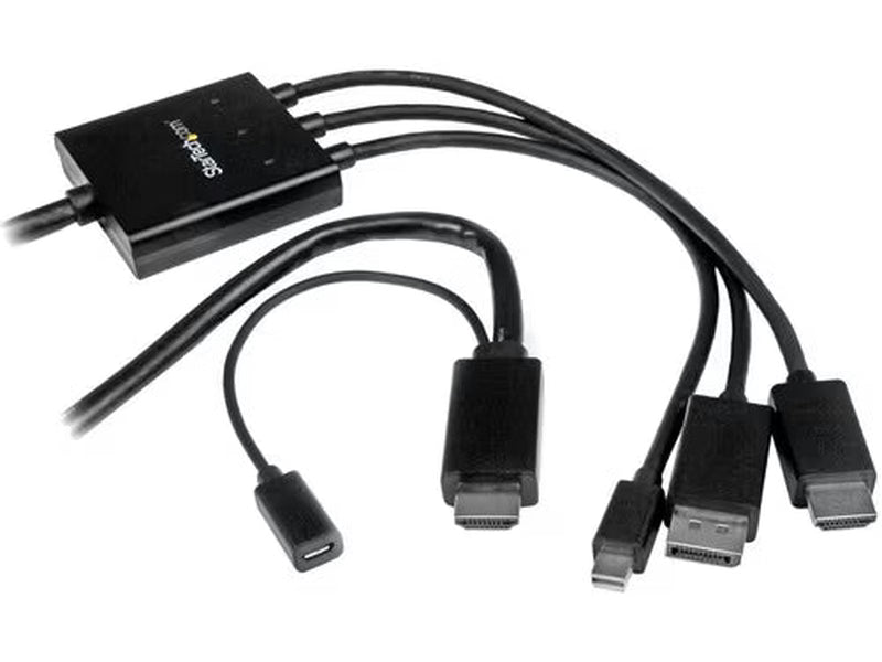 StarTech HDMI, DisplayPort or Mini DisplayPort to HDMI Converter Cable - 2 m 6 ft.