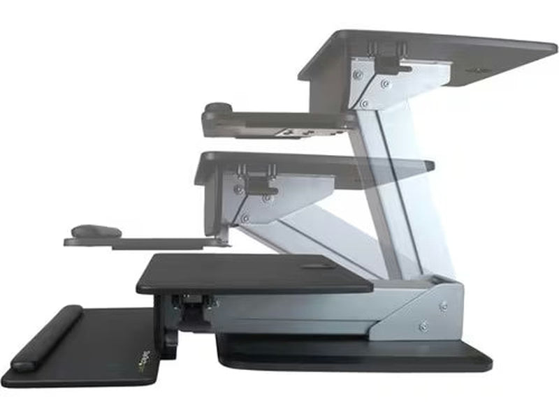 StarTech Sit-to-Stand Workstation, Height Adjustable Standing Desk Converter