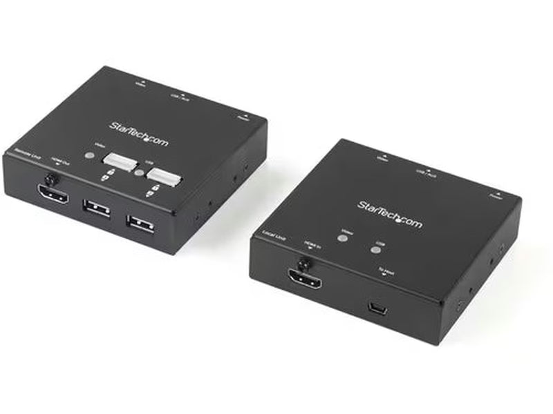 StarTech HDMI over CAT6 Extender with 4-port USB Hub - 165 ft 50m - 1080p