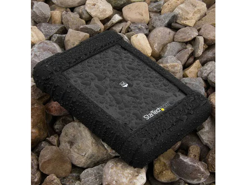 StarTech Rugged Hard Drive Enclosure - USB 3.0 to 2.5in SATA 6Gbps HDD or SSD - UASP